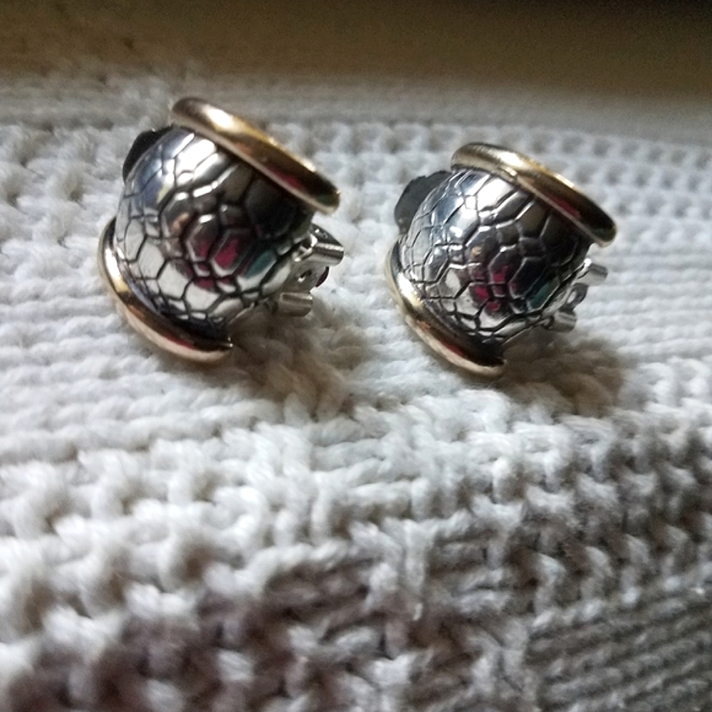MAZ. 24 kt. & Sterling Silver. Diane Mazza, Italy